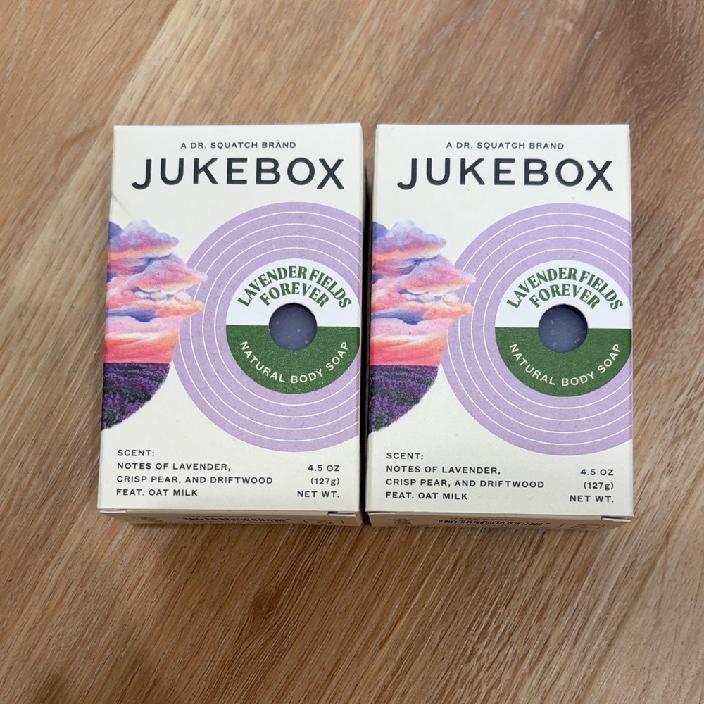 Jukebox Lavender Fields Forever Natural Body Soap - Lavender & Green